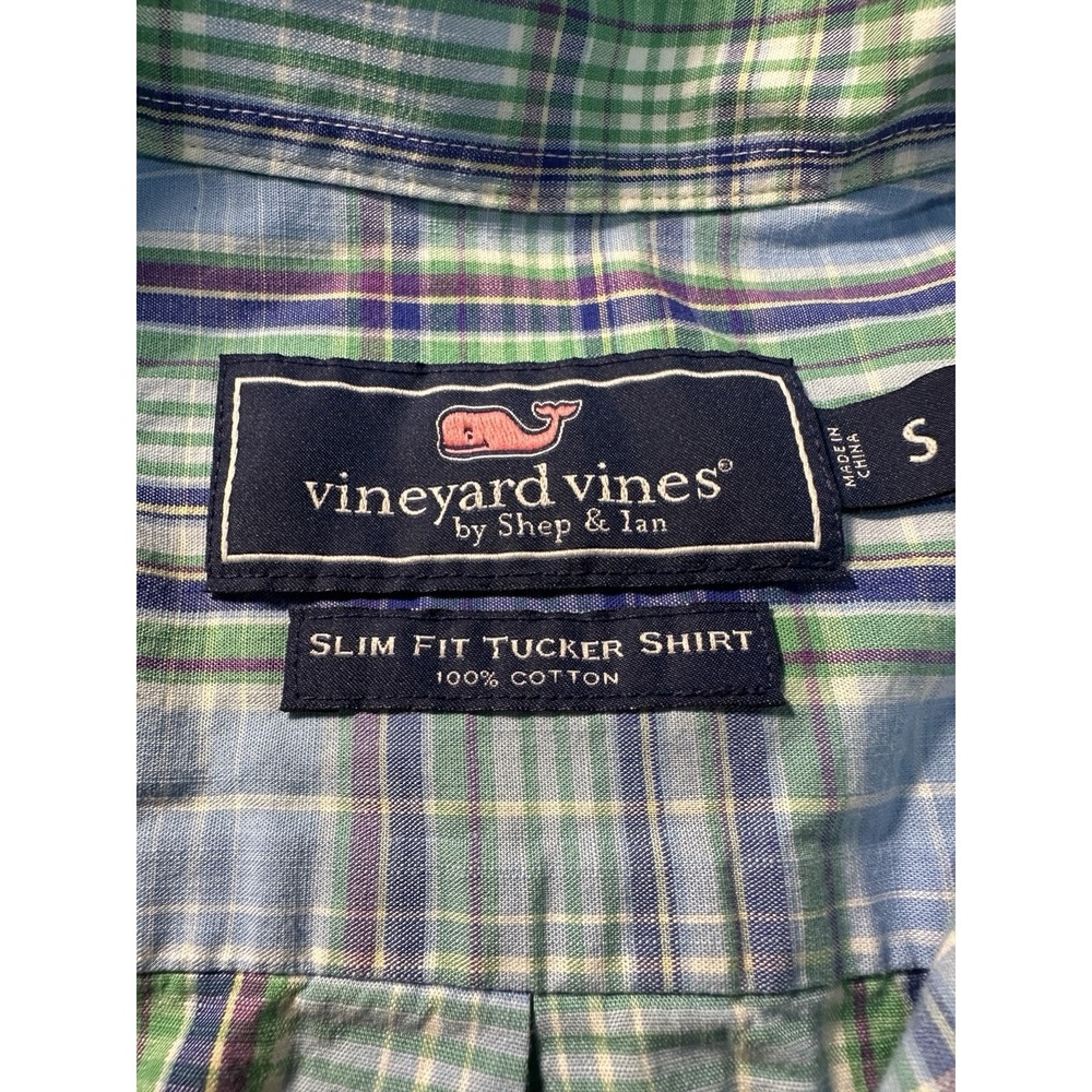 Vineyard Vines Slim Fit Tucker Shirt Long Sleeve Button Down Shirt Men's Small - Picture 8 of 13
